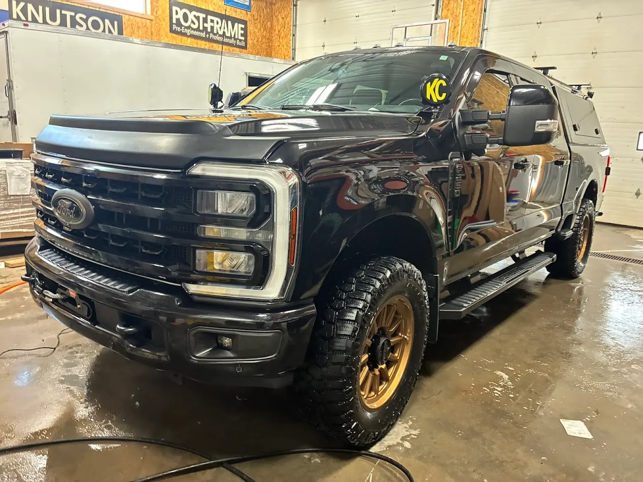 Ceramic-coated Ford with a deep, glossy finish